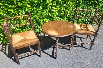 vintage BOBBIN stoelen, Antiek en Kunst, Curiosa en Brocante, Ophalen