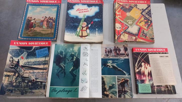 L' Union Sovietique magazines, Boeken, Tijdschriften en Kranten, Zo goed als nieuw, Ophalen