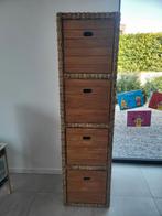 Massieve Rotan kast Boho/Landelijk Horizontaal of verticaal, Ophalen, Zo goed als nieuw, Overige typen