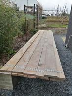 11 steigerplanken en 2 klapschragen, Enlèvement, Comme neuf, 250 cm ou plus, Planches