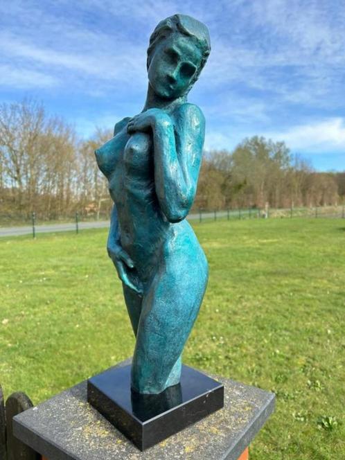 pikante dame van brons, Antiquités & Art, Art | Sculptures & Bois, Enlèvement ou Envoi