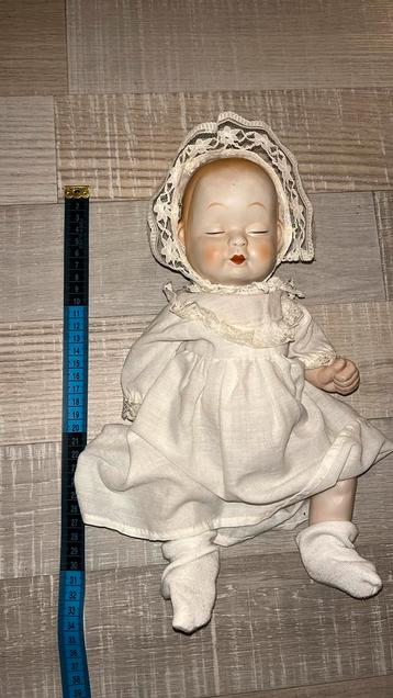 Porseleinen pop vintage, Verzamelen, Poppen, Ophalen of Verzenden, Zo goed als nieuw, Pop