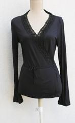 Nine L zwarte hartwarmer, Kleding | Dames, Maat 38/40 (M), Kahan, Zwart, Nieuw