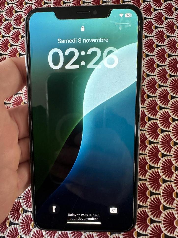 Iphone XS Max 256 Gb, Télécoms, Téléphonie mobile | Apple iPhone, Comme neuf, 256 GB, iPhone XS, Argent, Enlèvement