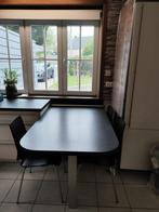 Keukentafel, Huis en Inrichting, Ophalen, 100 tot 150 cm, 50 tot 100 cm, Zo goed als nieuw