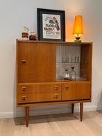 Vintage  mid-century highboard kast, Enlèvement, Utilisé