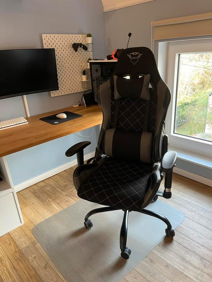 Chaise gaming, Maison & Meubles, Chaises de bureau, Comme neuf, Chaise de bureau, Noir, Chaise de bureau de gaming, Enlèvement