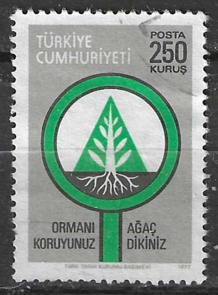 Turkije 1977 - Yvert 2207 - Brandbescherming v.h. bos (ST), Postzegels en Munten, Postzegels | Europa | Overig, Verzenden