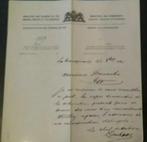 1922+Ministère des chemins de fer+Farciennes+raccordement, Collections, Comme neuf, Carte ou Gravure, Enlèvement ou Envoi, Train