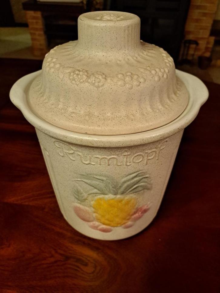 Keramische pot Rumtopf in perfecte staat, Antiek en Kunst, Antiek | Keramiek en Aardewerk, Ophalen