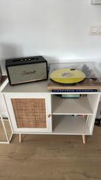 Tafel - vinyl - wit - boho, Huis en Inrichting, Kasten |Televisiemeubels, Boho, 50 tot 100 cm, Zo goed als nieuw, Minder dan 100 cm