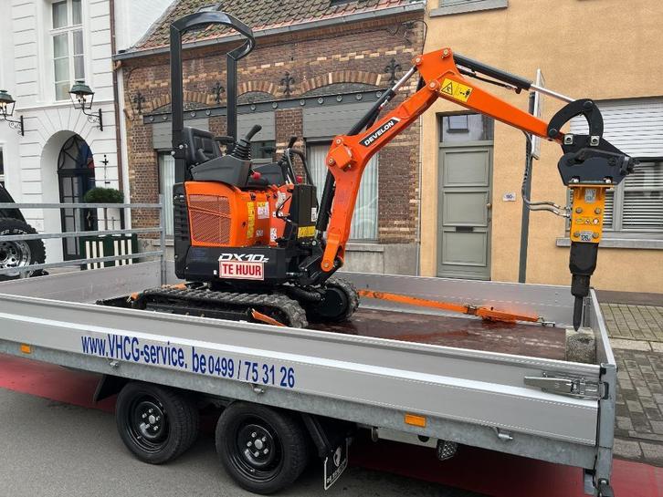 te huur : 1 ton graafmachine, Diensten en Vakmensen, Verhuur | Gereedschap en Machines
