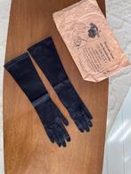 Vintage retro lange handschoenen zwart, Ophalen of Verzenden, Dames