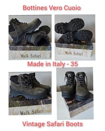 Bottines Vero Cuoio - Made in Italy - Vintage Safari Boots beschikbaar voor biedingen