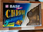 BASF Cassette Tape (3-Pack) C-90 Chrome Super Qualité, Originale, 2 à 25 cassettes audio, Neuf, dans son emballage, Enlèvement ou Envoi