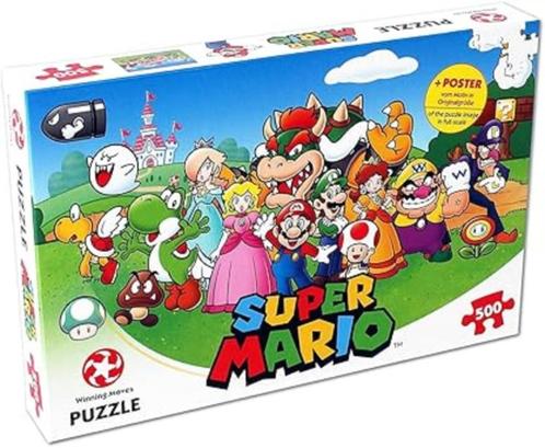 Puzzel 500 stuks Super Mario en Vrienden GRATIS LEVERING, Hobby en Vrije tijd, Denksport en Puzzels, Nieuw, Legpuzzel, 500 t/m 1500 stukjes