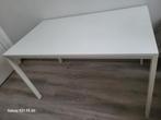 Witte Ikea tafel 125X75, Huis en Inrichting, Tafels | Eettafels, Ophalen, Gebruikt