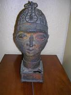 Buste africain ancien en bronze, Enlèvement