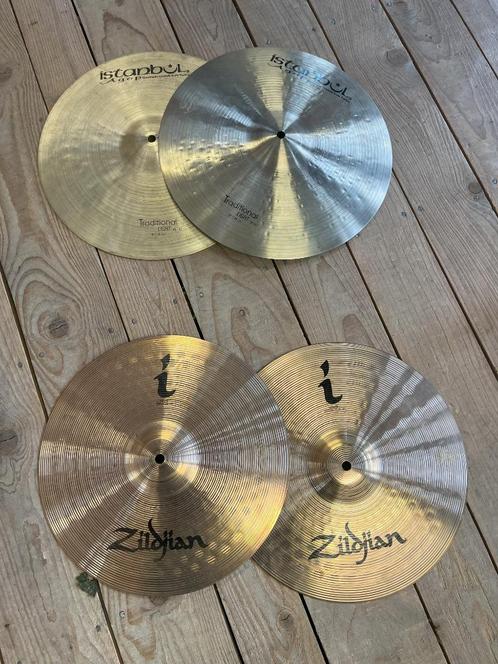 Cymbales / Hit-Hat / Bell, ..., Muziek en Instrumenten, Drumstellen en Slagwerk, Gebruikt, Overige merken, Ophalen of Verzenden