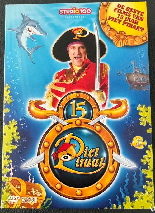 DVD Box 15jaar Piet Piraat, Cd's en Dvd's, Dvd's | Kinderen en Jeugd, Gebruikt, Ophalen of Verzenden
