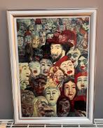 Mooie ingekaderde fotoprint van James Ensor, Antiek en Kunst, Ophalen of Verzenden