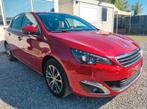 PEUGEOT 308 1.2I 2016 87.574 KM AIRCO PRIJS 5900€, Euro 6, 1198 cc, 5 deurs, Rood