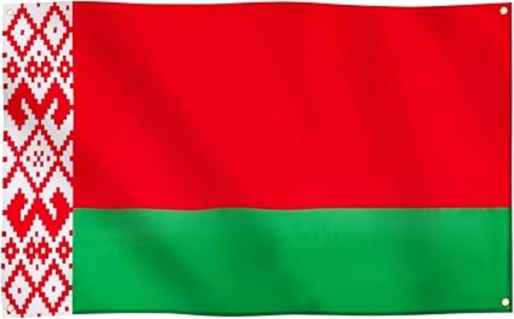 Drapeau du Bélarus | 91 x 152 cm | Nouveau, Neuf, -, -, Runesol
