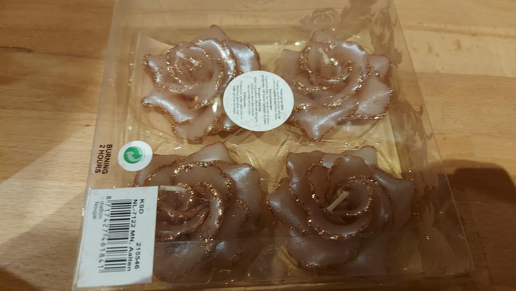 lot de 4 bougies, Enlèvement ou Envoi, Neuf