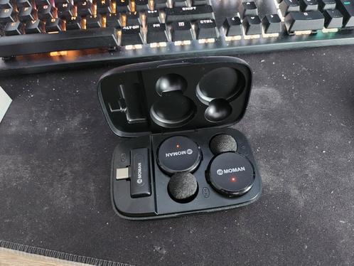 Micro cravate Moman CP2 usb-c, Muziek en Instrumenten, Microfoons, Gebruikt, Overige typen, Draadloos, Ophalen of Verzenden