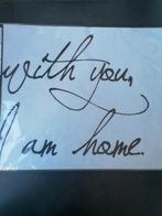 Nieuwe  grote muursticker met spreuk :With you I'm home, Ophalen of Verzenden
