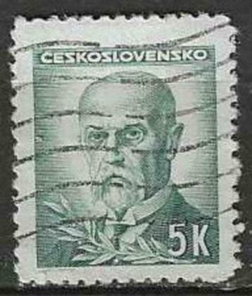 Tsjechoslowakije 1945/1947 - Yvert 413 - Tomas Masaryk (ST)