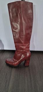 Lederen laarzen met hak, Kleding | Dames, Hoge laarzen, Overige kleuren, Ophalen of Verzenden, Progetto