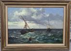 Huile sur toile Marine, Antiquités & Art, Enlèvement
