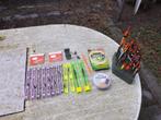 50 doppers + tuigen + draad + lijnen + lood + onderlijnen, Ophalen of Verzenden, Nieuw, Dobber of Lood