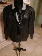 Splinternieuwe dure, soepele lederen jas 44-46, Enlèvement, Neuf, Taille 46/48 (XL) ou plus grande, Noir