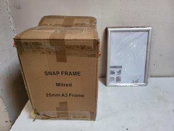 Snap Frame Standard A3 Mitred Corners 25 mm Zilver-20 stuks beschikbaar voor biedingen