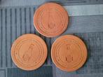 3 onderzetters, Ophalen of Verzenden