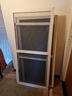 Vliegenramen houten witte kader te koop, Ophalen, Gebruikt