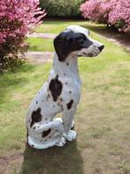 Handmade midcentury porseleinen beeld, Italy Pointer hond., Antiek en Kunst, Ophalen