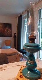 Antieke lamp  opaline in heel goede staat, Huis en Inrichting, Woonaccessoires | Zuilen en Pilaren, Ophalen