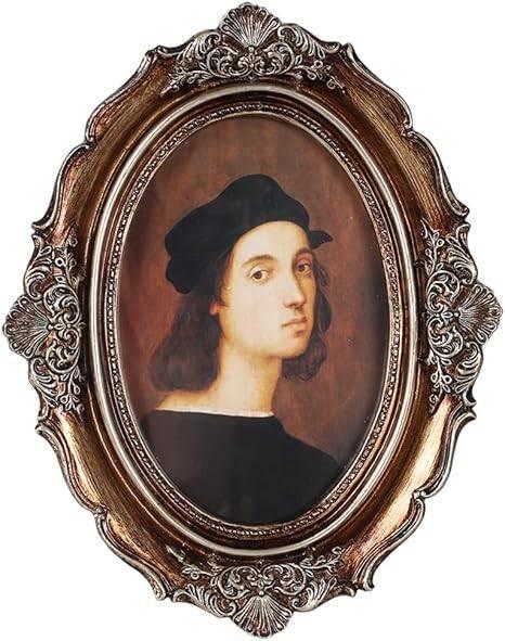 Vintage ovale fotolijst van kunsthars | GRATIS LEVERING, Audio, Tv en Foto, Fotografie | Fotolijsten, Nieuw, Verzenden