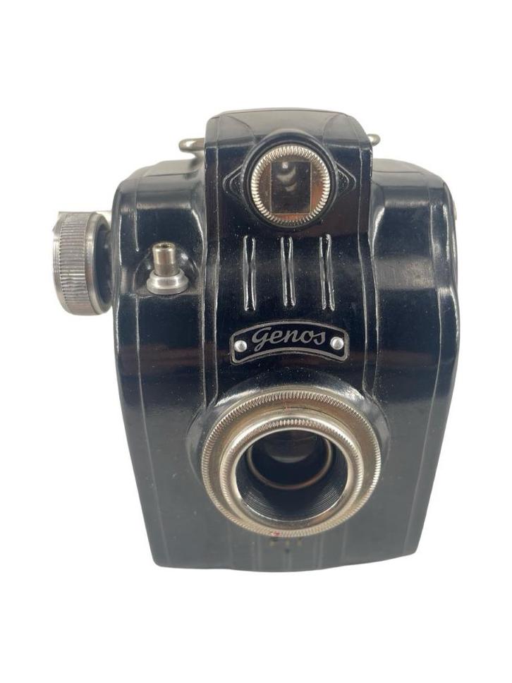 Genos Bakelite Duitsland Box Camera 1950 - 1956, Verzamelen, Foto-apparatuur en Filmapparatuur, Filmcamera, 1940 tot 1960, Ophalen of Verzenden