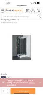 Douchecabine, Doe-het-zelf en Bouw, Ophalen, Gebruikt, Glas, Douche