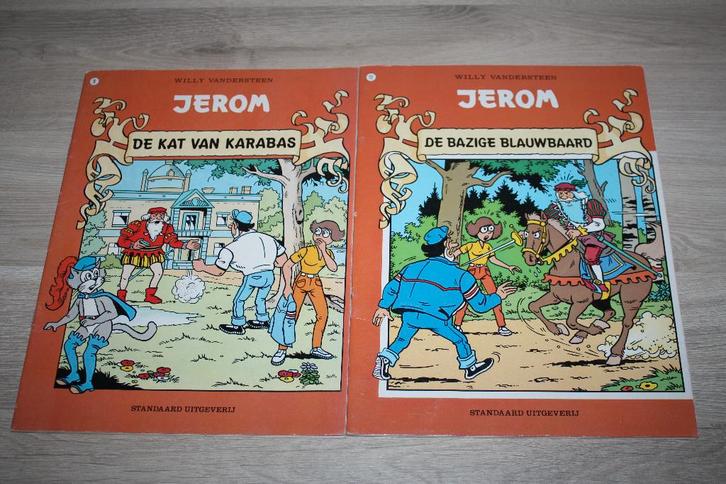 strips Jerom Oranje , nr 9 en 12 , 1e druk 1984 , Als nieuw, Livres, BD, Comme neuf, Plusieurs BD, Enlèvement ou Envoi