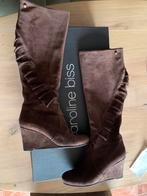 Opvallende daim  laarzen met sleehak maat 38 caroline biss, Kleding | Dames, Ophalen of Verzenden, Zo goed als nieuw
