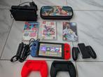 Nintendo Switch v2 (betere batterij) + spellen+accessoires, Games en Spelcomputers, Ophalen of Verzenden