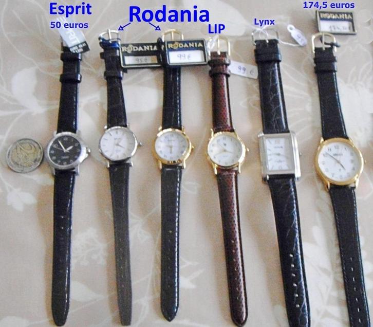Montre dame/homme Esprit, Rodania, LIP, Lynx NEUVE réduction, Bijoux, Sacs & Beauté, Montres | Anciennes | Antiquités, Montre-bracelet