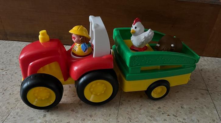 Tractor Fisher Price, Kinderen en Baby's, Speelgoed |Speelgoedvoertuigen, Zo goed als nieuw, Ophalen of Verzenden