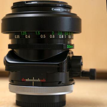 Canon FD 35 mm TS (inclinaison et décalage)