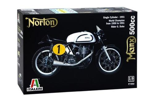 Norton manx bouwdoos 1:9 4602, Hobby & Loisirs créatifs, Modélisme | Voitures & Véhicules, Neuf, Autres types, Plus grand que 1:32